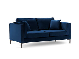 Двухместный диван Luis 2, синий/черный цвет цена и информация | Диваны | 220.lv