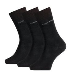 Мужские носки Calvin Klein 3 шт., черные, 40-46 цена и информация | Мужские носки | 220.lv