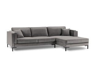 Угловой диван Luis 5, светло-серый/черный цвет цена и информация | Диваны | 220.lv