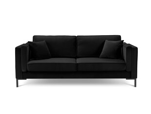 Трехместный диван Luis 3, черный цвет цена и информация | Диваны | 220.lv
