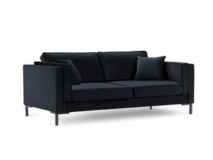 Трехместный диван Luis 3, темно-синий/черный цвет цена и информация | Диваны | 220.lv