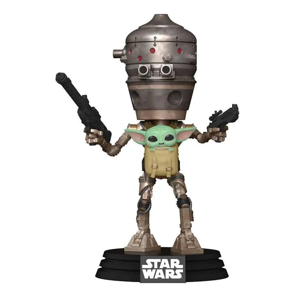 Star Wars Mandalorian POP! & Tee Box IG-11 ar bērnu soma izmērs S 51318 cena un informācija | T-krekli sievietēm | 220.lv