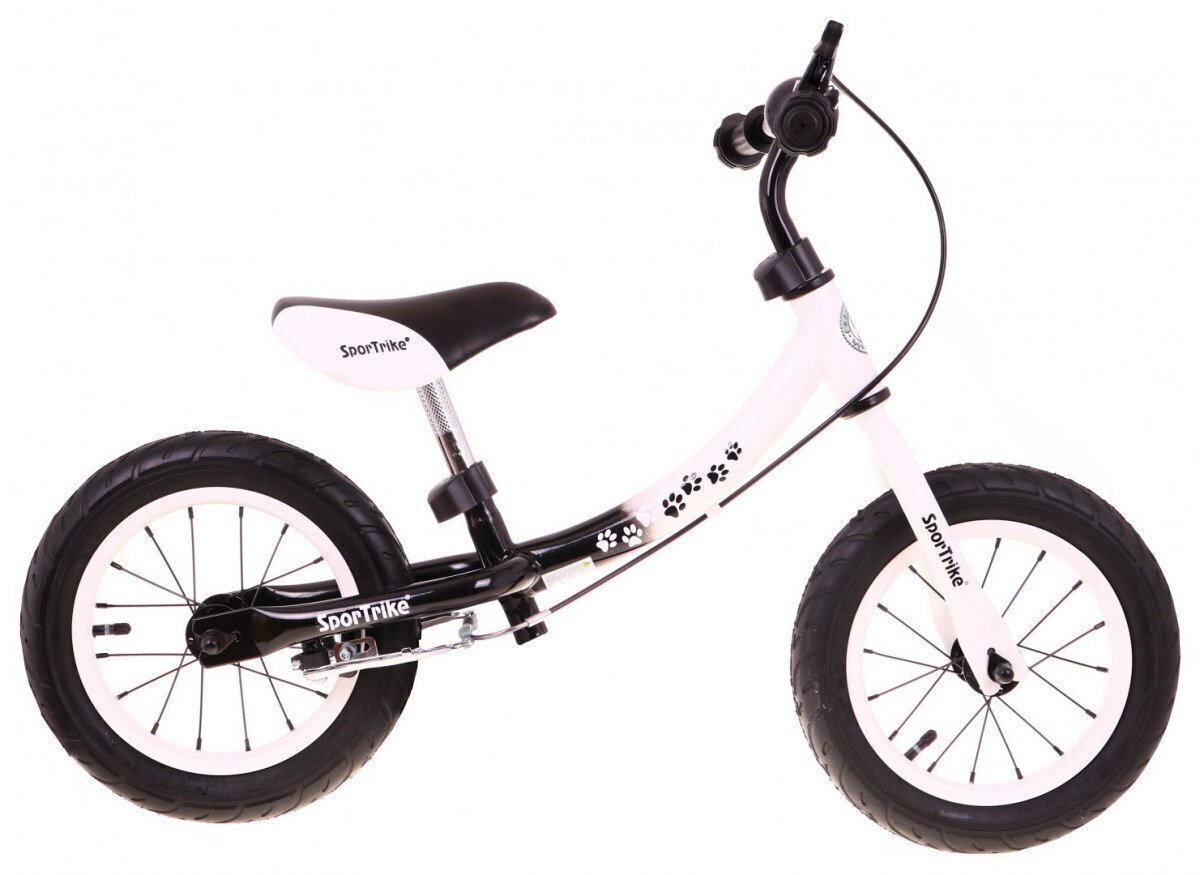 SporTrike Boomerang Balance balansa velosipēds, melns/balts cena un informācija | Balansa velosipēdi | 220.lv