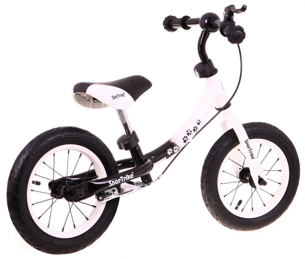 SporTrike Boomerang Balance balansa velosipēds, melns/balts cena un informācija | Balansa velosipēdi | 220.lv