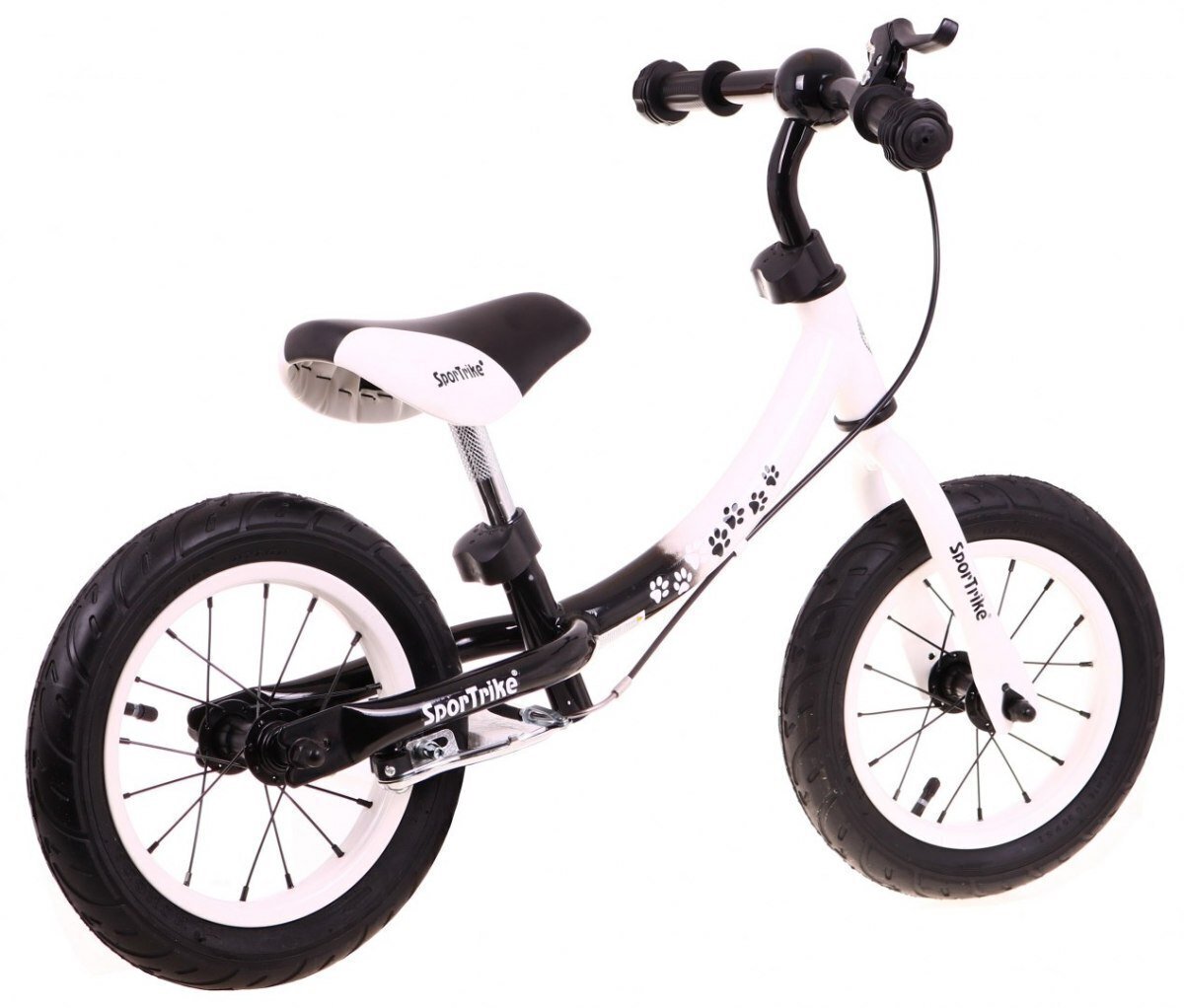 SporTrike Boomerang Balance balansa velosipēds, melns/balts цена и информация | Balansa velosipēdi | 220.lv