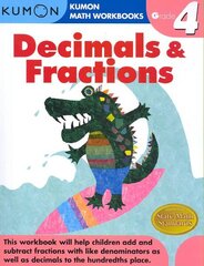 Grade 4 Decimals and Fractions Workbook ed. cena un informācija | Grāmatas mazuļiem | 220.lv