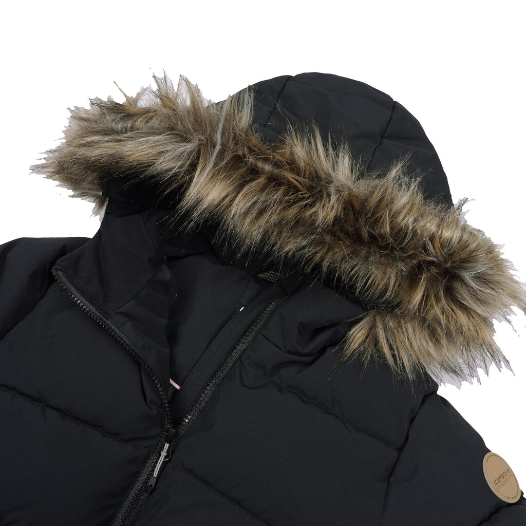Icepeak bērnu ziemas mētelis KEYSTONE JR, melns cena un informācija | Ziemas apģērbs bērniem | 220.lv