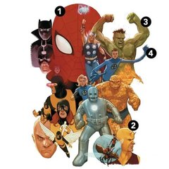 Marvel Avengers dekoratīvais vinila cena un informācija | Dekoratīvās uzlīmes | 220.lv