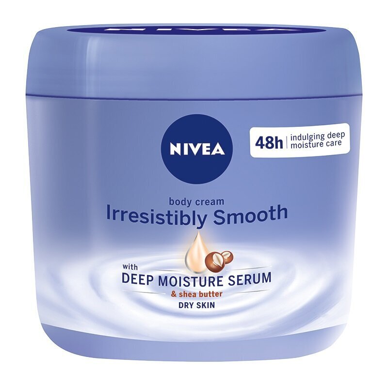 Ķermeņa krēms Nivea Irresistible Smooth Shea Butter, 400 ml cena un informācija | Ķermeņa krēmi, losjoni | 220.lv