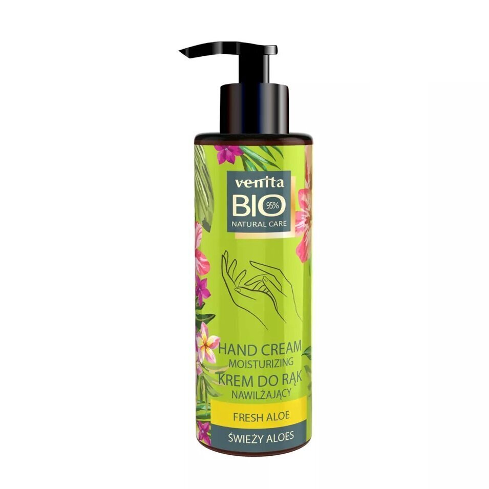 Mitrinošs roku krēms Venita Bio Natural Care Hand Cream Aloes, 100 ml цена и информация | Ķermeņa krēmi, losjoni | 220.lv