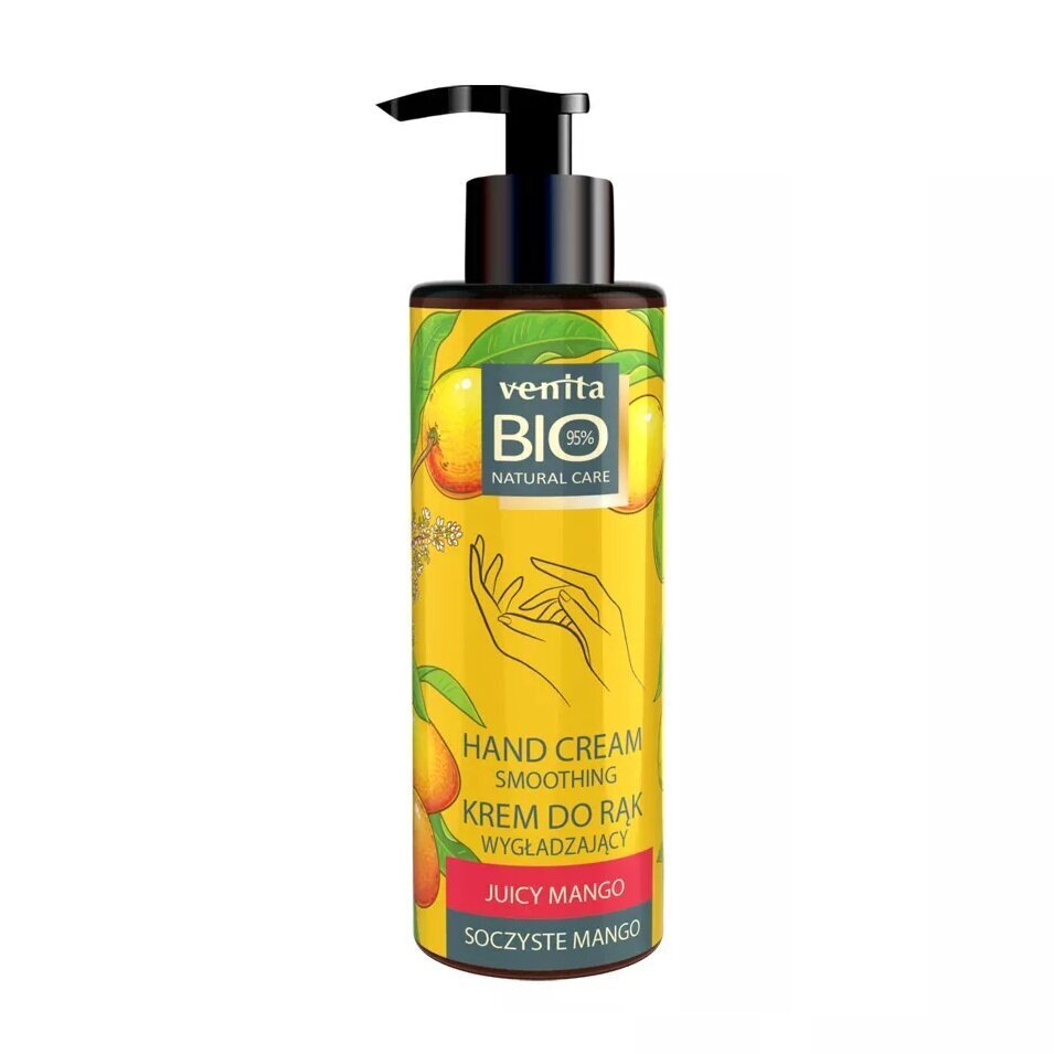 Izlīdzinošs roku krēms Venita Bio Natural Care Hand Cream Juicy Mango, 100 ml cena un informācija | Ķermeņa krēmi, losjoni | 220.lv