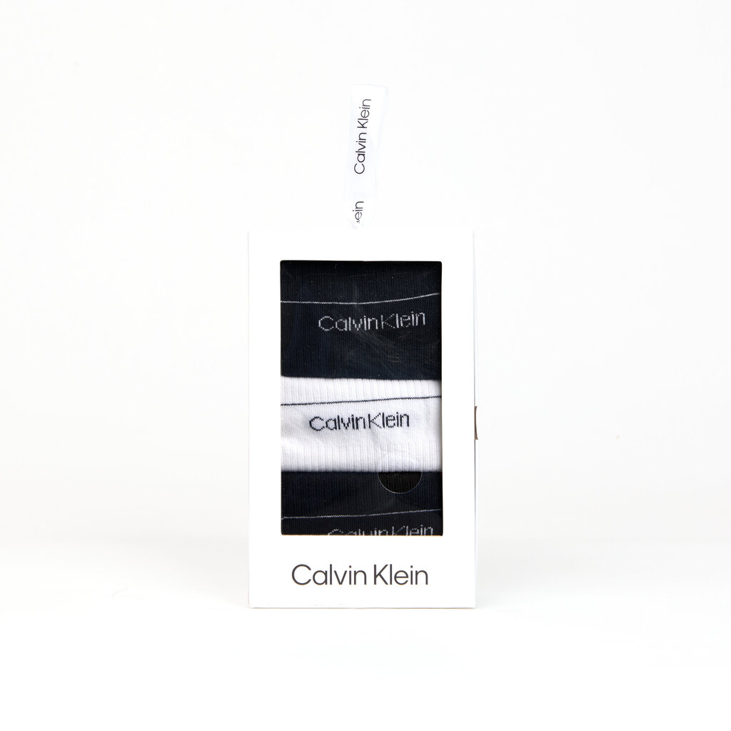 Calvin Klein zeķes sievietēm dāvanu kastītē, 3 pāri, dažādu krāsu цена и информация | Sieviešu zeķes | 220.lv