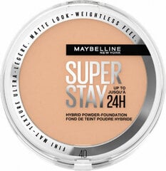 Meikapa bāzes pulveris Maybelline Superstay 24H Nº 40 (9 g) cena un informācija | Grima bāzes, tonālie krēmi, pūderi | 220.lv