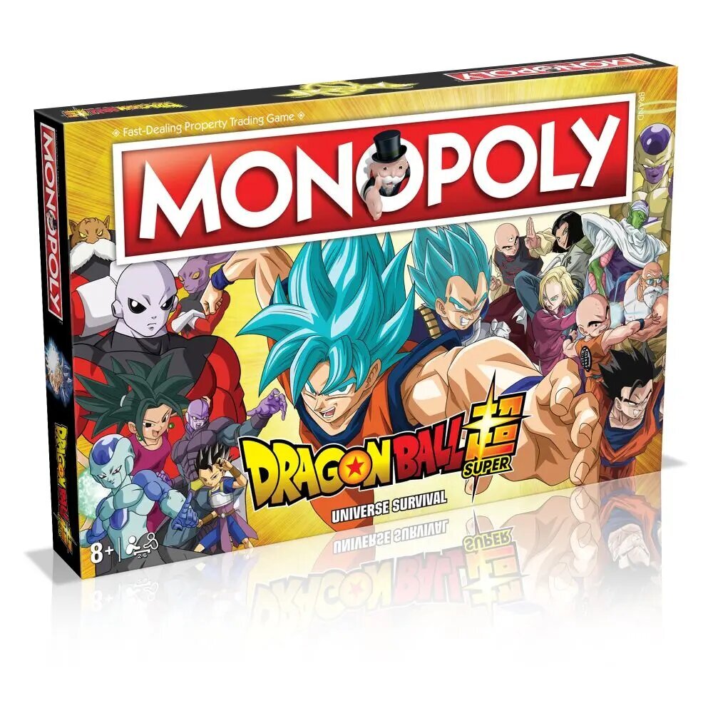 Monopols - Dragon Ball Super Universe izdzīvošanas galda spēle (004095) cena un informācija | Galda spēles | 220.lv