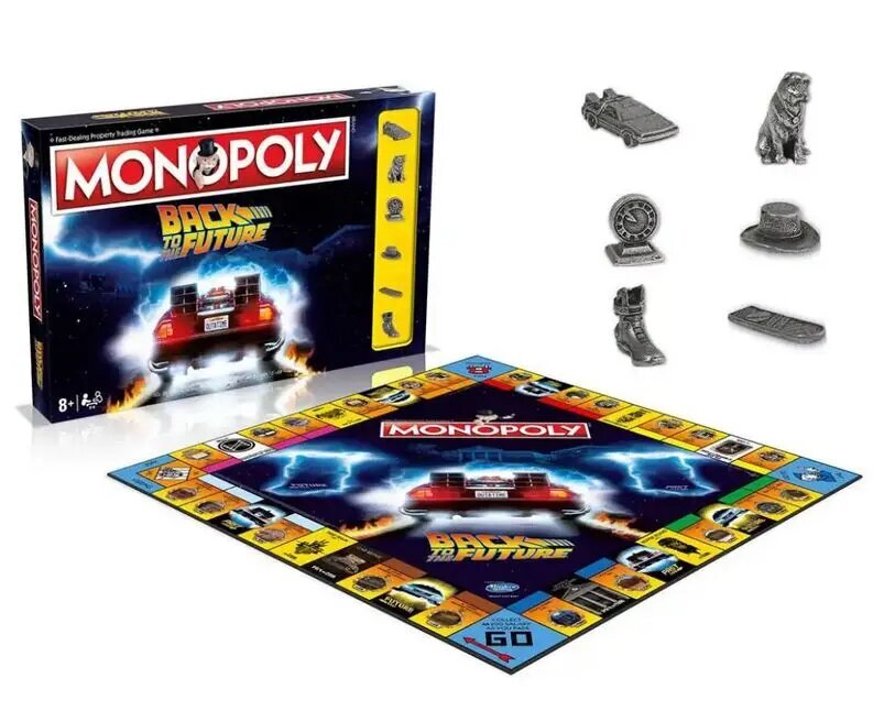 Monopols - Atpakaļ nākotnē (WM01330-EN1) cena un informācija | Galda spēles | 220.lv