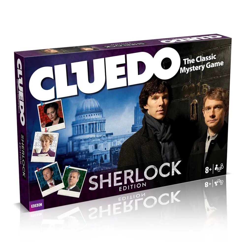 Cluedo - Sherlock Edition Galda spēle (019514) cena un informācija | Galda spēles | 220.lv