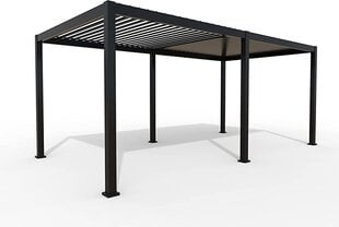 Lapene Pergola Premium 3x6m, pelēka цена и информация | Беседки, навесы, тенты | 220.lv