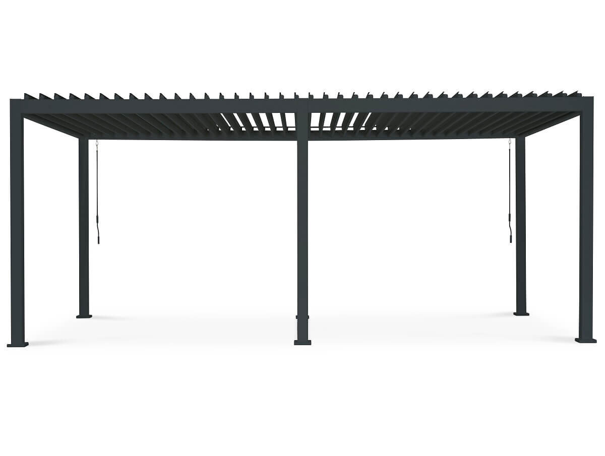 Lapene Pergola Premium 3x6m, pelēka цена и информация | Dārza nojumes un lapenes | 220.lv