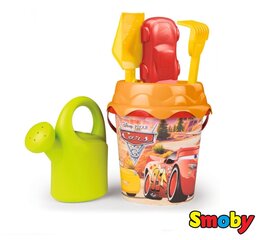 Smoby Bucket ar piederumiem Car's 16 cm cena un informācija | Smilšu kastes, smiltis | 220.lv