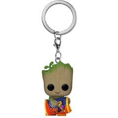 Pocket POP atslēgu piekariņš Marvel I am Groot - Groot ar siera puffs cena un informācija | Rotaļlietas zēniem | 220.lv