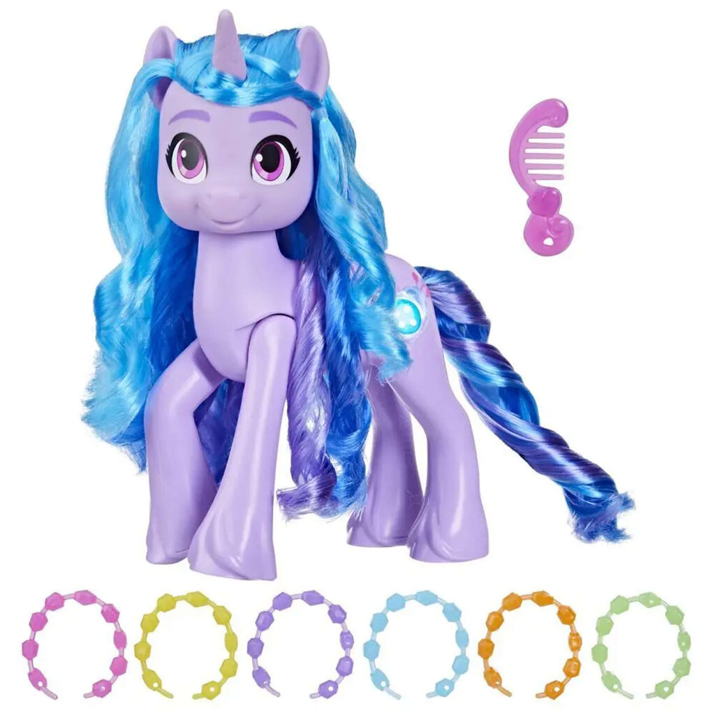 Hasbro My Little Pony: redzēt savu dzirksti Izzy Moonbow (F3870) cena un informācija | Rotaļlietas meitenēm | 220.lv