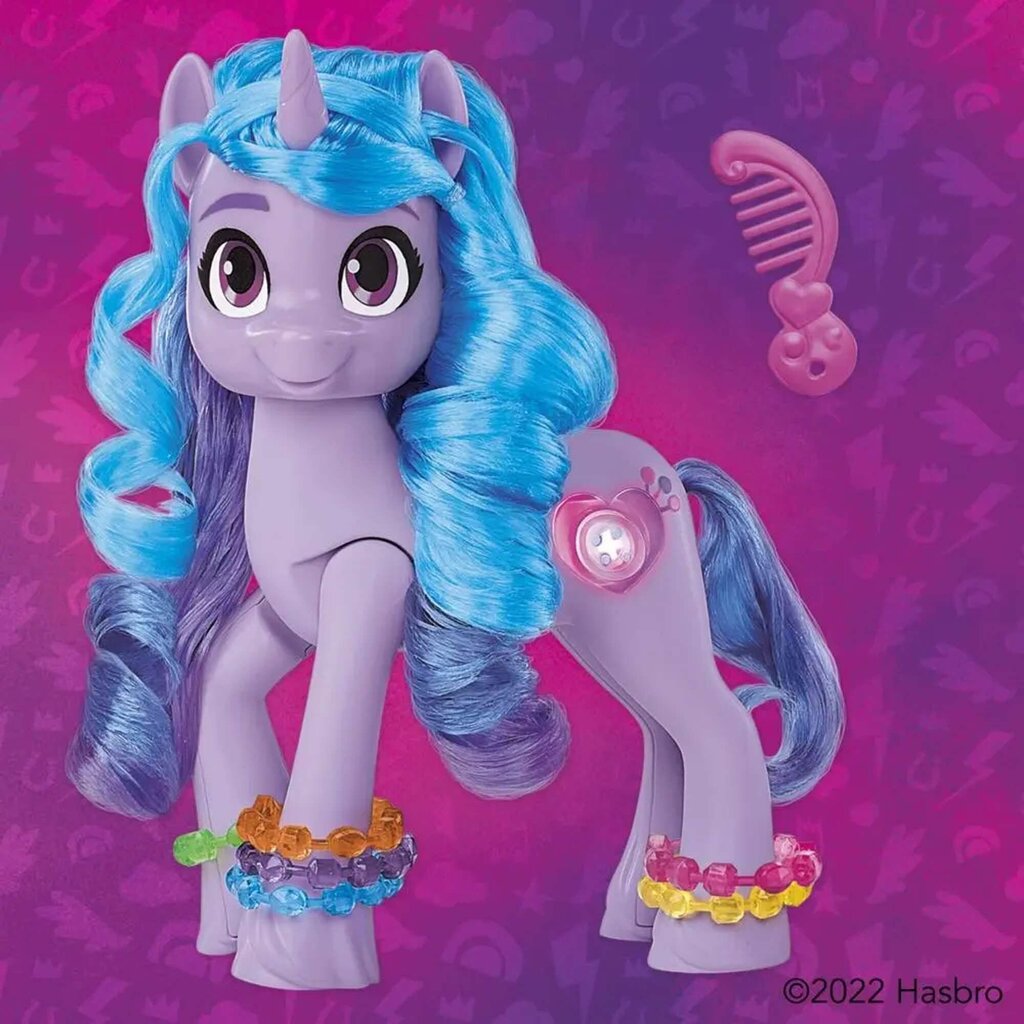 Hasbro My Little Pony: redzēt savu dzirksti Izzy Moonbow (F3870) cena un informācija | Rotaļlietas meitenēm | 220.lv