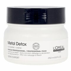 Attīrošā maska L'Oreal Professionnel Paris Metal Detox (250 ml) цена и информация | Средства для укрепления волос | 220.lv