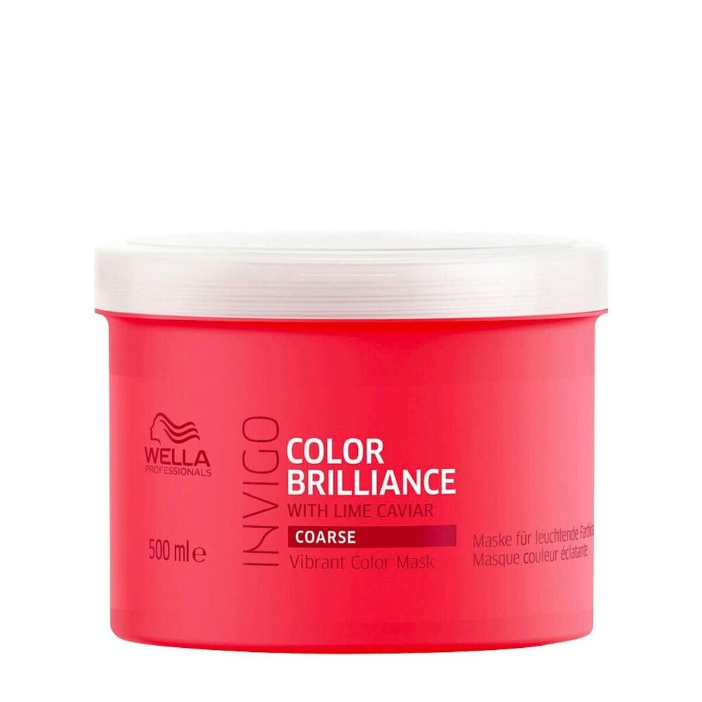 Krāsu Aizsargkrēms 300 Ml X 2 Wella Invigo Color Brilliance Biezi mati (500 ml) cena un informācija | Matu uzlabošanai | 220.lv