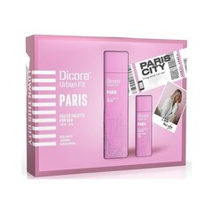Parfimērijas komplekts sievietēm Dicora Urban Fit Paris 2 Daudzums cena un informācija | Sieviešu smaržas | 220.lv