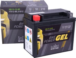 Аккумулятор для мотоциклов Intact Battery-Power GEL (YTX12-BS) 12V 10AH (c20) 210A (EN) цена и информация | Мото аккумуляторы | 220.lv