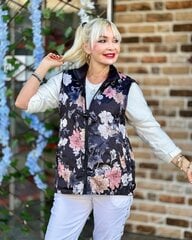 Divpusēja veste sievietēm Carlota, melna cena un informācija | Sieviešu vestes | 220.lv