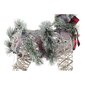 Ziemassvētku Nieciņš DKD Home Decor Ziemeļbrieži Rotangpalma Sniegputenis (40 x 10 x 45 cm) цена и информация | Ziemassvētku dekorācijas | 220.lv