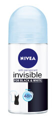 Nivea B & W Pure Ball dezodorants sievietēm 50 ml, 6 iepakojuma komplekts cena un informācija | Dezodoranti | 220.lv
