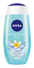 Nivea Oil & Hawaii Flower Shower Gel, 250 мл, 6 упаковочных наборов цена и информация | Масла, гели для душа | 220.lv