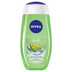 Nivea Oil & Lemon Shower Gel 250 мл, 6 набор упаковки цена и информация | Масла, гели для душа | 220.lv