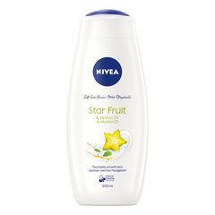 Nivea Care & Star Fruit dušas želeja, 500 ml, 6 iepakojuma komplekts cena un informācija | Dušas želejas, eļļas | 220.lv