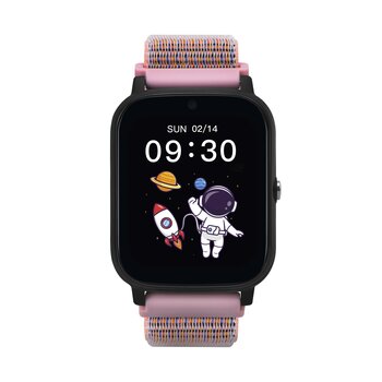 Garett Smartwatch Kids Tech 4G Pink velcro Умные часы цена и информация | Смарт-часы (smartwatch) | 220.lv