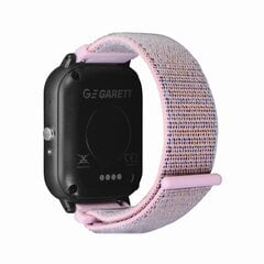 Garett Smartwatch Kids Tech 4G Pink velcro Viedpulkstenis cena un informācija | Viedpulksteņi (smartwatch) | 220.lv