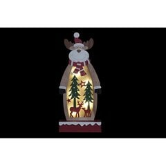 Apgaismojošs dekors DKD Home Decor (12 x 5 x 28 cm) (3 gb.) cena un informācija | Ziemassvētku dekorācijas | 220.lv