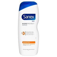 Sanex Biome Protect Sensitive dušas želeja, 650 ml, 12 iepakojuma komplekts cena un informācija | Dušas želejas, eļļas | 220.lv