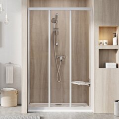 Dušas durvis ASDP3-100 cena un informācija | Dušas durvis, dušas sienas | 220.lv