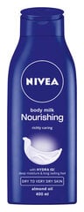 Nivea Plining Body Milk для сухой кожи, 400 мл, 6 набор упаковки цена и информация | Кремы, лосьоны для тела | 220.lv