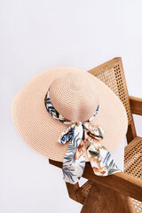 Eleganta sieviešu cepure ar materiālu, rozā cena un informācija | Sieviešu cepures | 220.lv