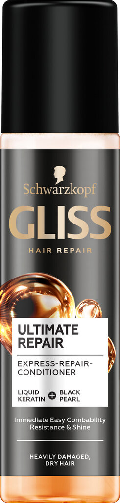 Gliss Kur Ultimate Repair kondicionieris īpaši bojātiem matiem, 200 ml, 6 iepakojumi цена и информация | Matu kondicionieri, balzāmi | 220.lv