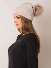 Cepurīte, bēša cena un informācija | Sieviešu cepures | 220.lv