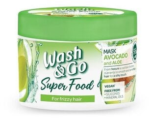 Wash&Go maska matiem ar avokado un alveju, 300 ml, 3 iepakojuma komplekts cena un informācija | Matu uzlabošanai | 220.lv