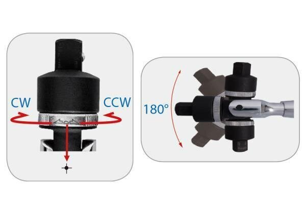 KING TONY 3/4 collu teleskopiskā ierīce 24Z 610-960mm цена и информация | Rokas instrumenti | 220.lv