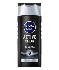 Мужчины Nivea Active Clean Men's Shampoo, 250 мл, 6 набор упаковки цена и информация | Шампуни | 220.lv