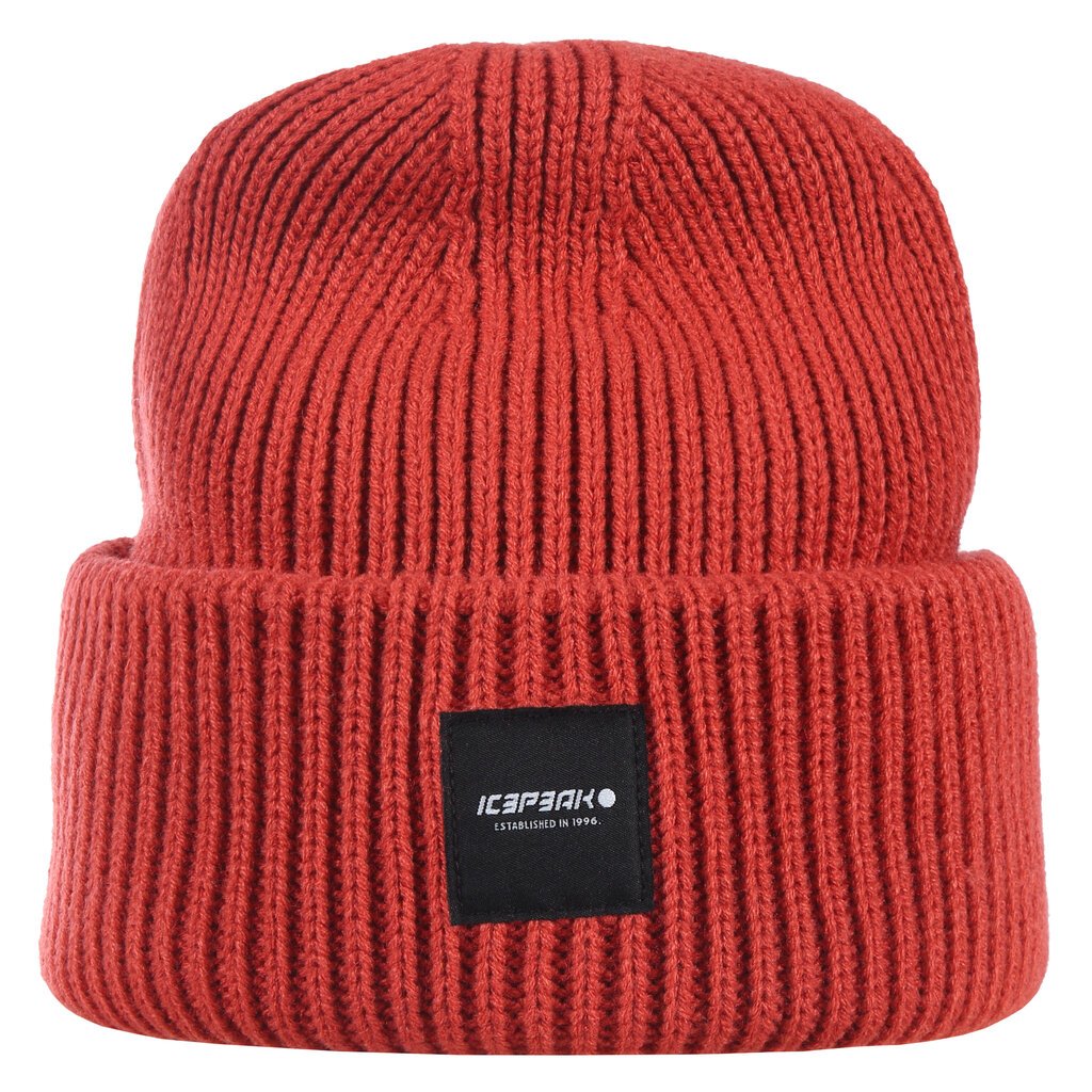 Icepeak cepure Hanamaulu, aveņu sarkanas krāsas cena un informācija | Sieviešu cepures | 220.lv