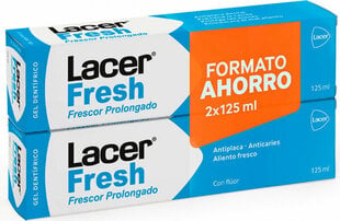 Зубная паста Свежее дыхание Lacer LacerFresh 2 x 125 ml цена и информация | Зубные щетки, пасты | 220.lv